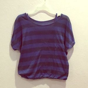 Double Layer Purple Top